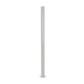 Aluminium Base Plated Pool Fence Post - 50 x 50mm x 1300mm, choice of colours